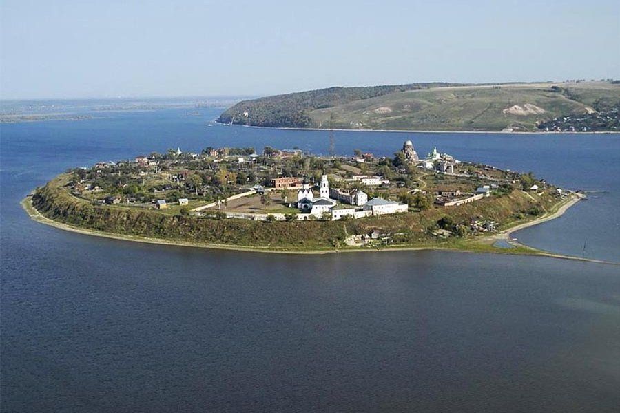 Волга: вид с воздуха