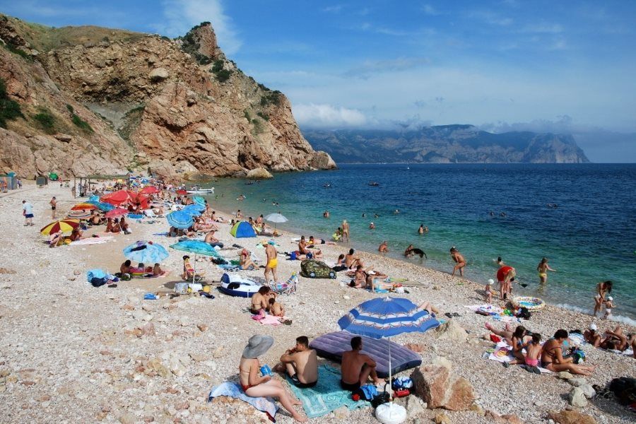 Пляж в Крыму